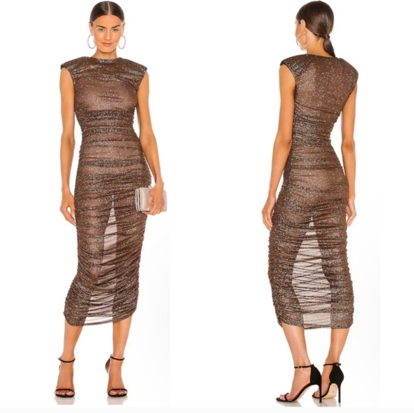 New Bronx and Banco Maya dress in brown Fall Size Xs - Picture 2 of 6